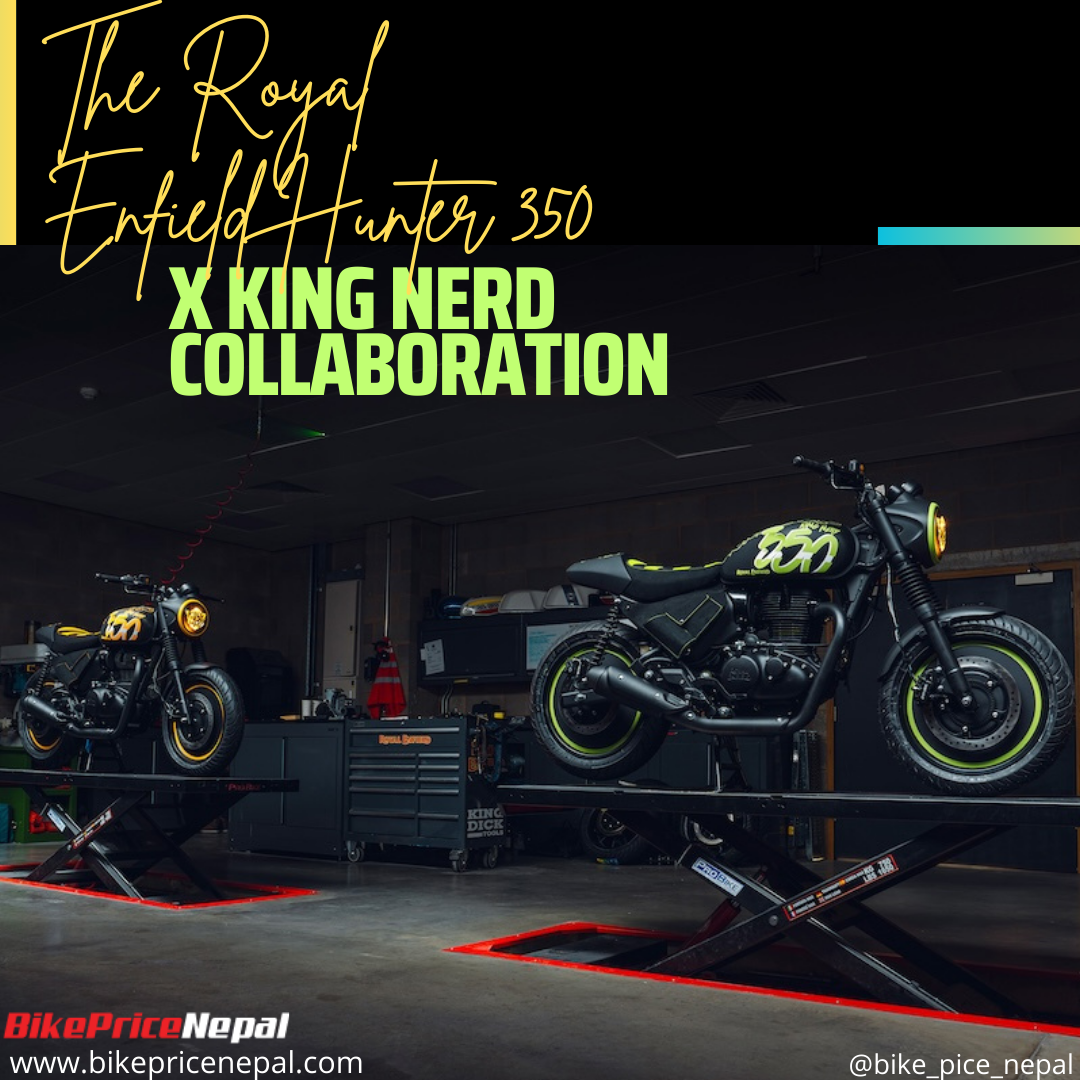 The Royal Enfield Hunter 350 x King Nerd Collaboration