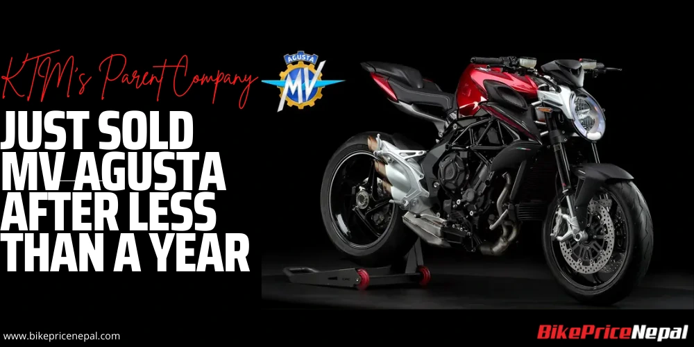 MV Agusta Sold Again KTM Owners Exit After Short Lived Ownership